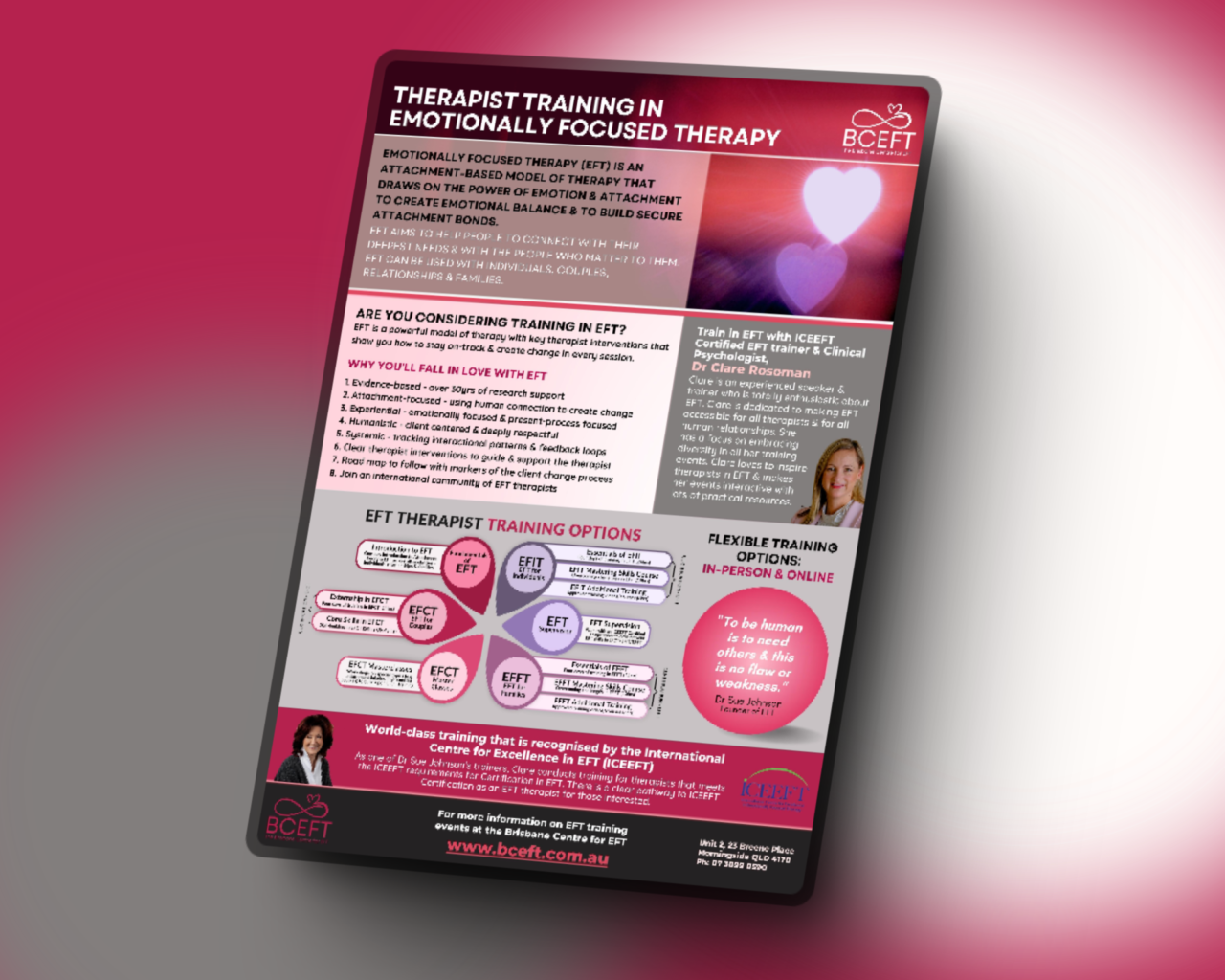 training flyer